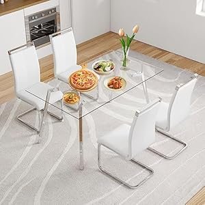 Glass dining tables